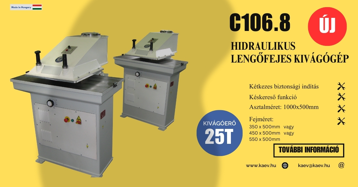Lengőfejes kivágógépek